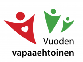Vuoden vapaaehtoinen -logo