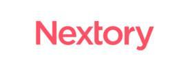 Nextoryn logossa on punainen teksti.