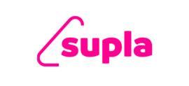 Suplan logossa lukee Supla pinkillä tekstillä.